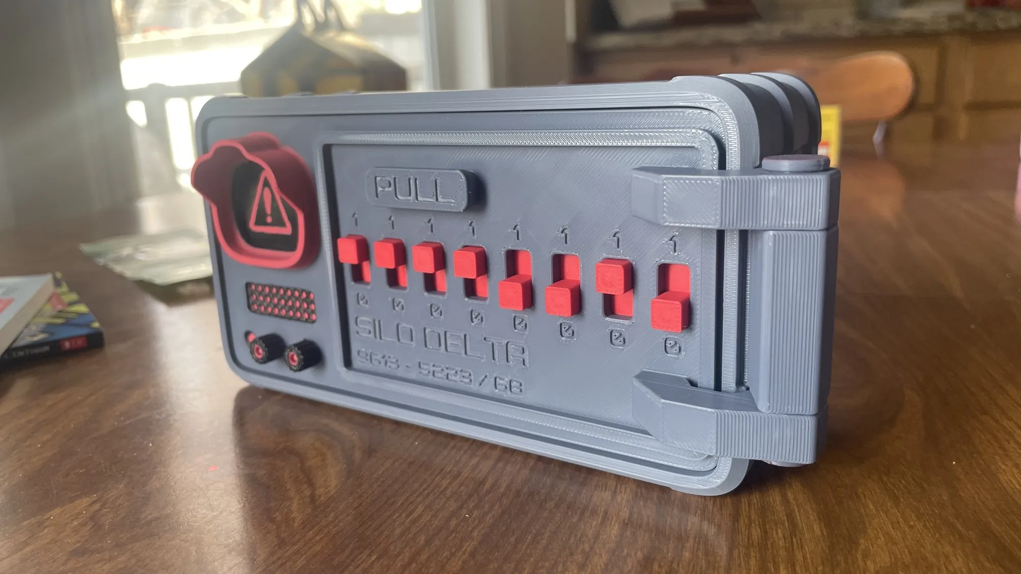 A printed nuclear launch code vault
